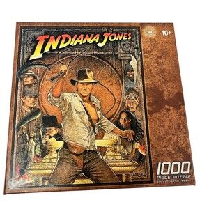 Disney Parks Indiana Jones Jigsaw Puzzle 1000 Piece Movie & TV w/ Box